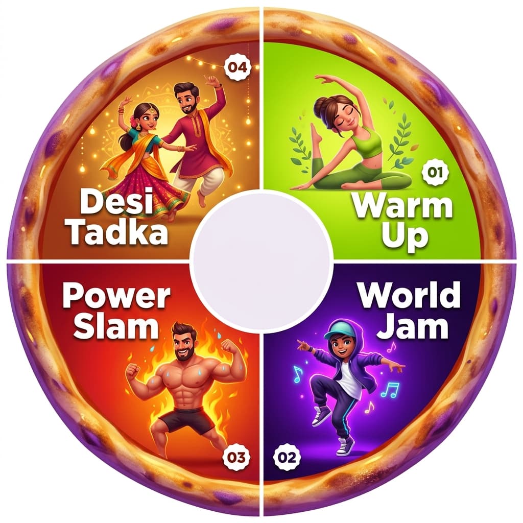 FitNoD Fitness Pizza — 4 Programs
